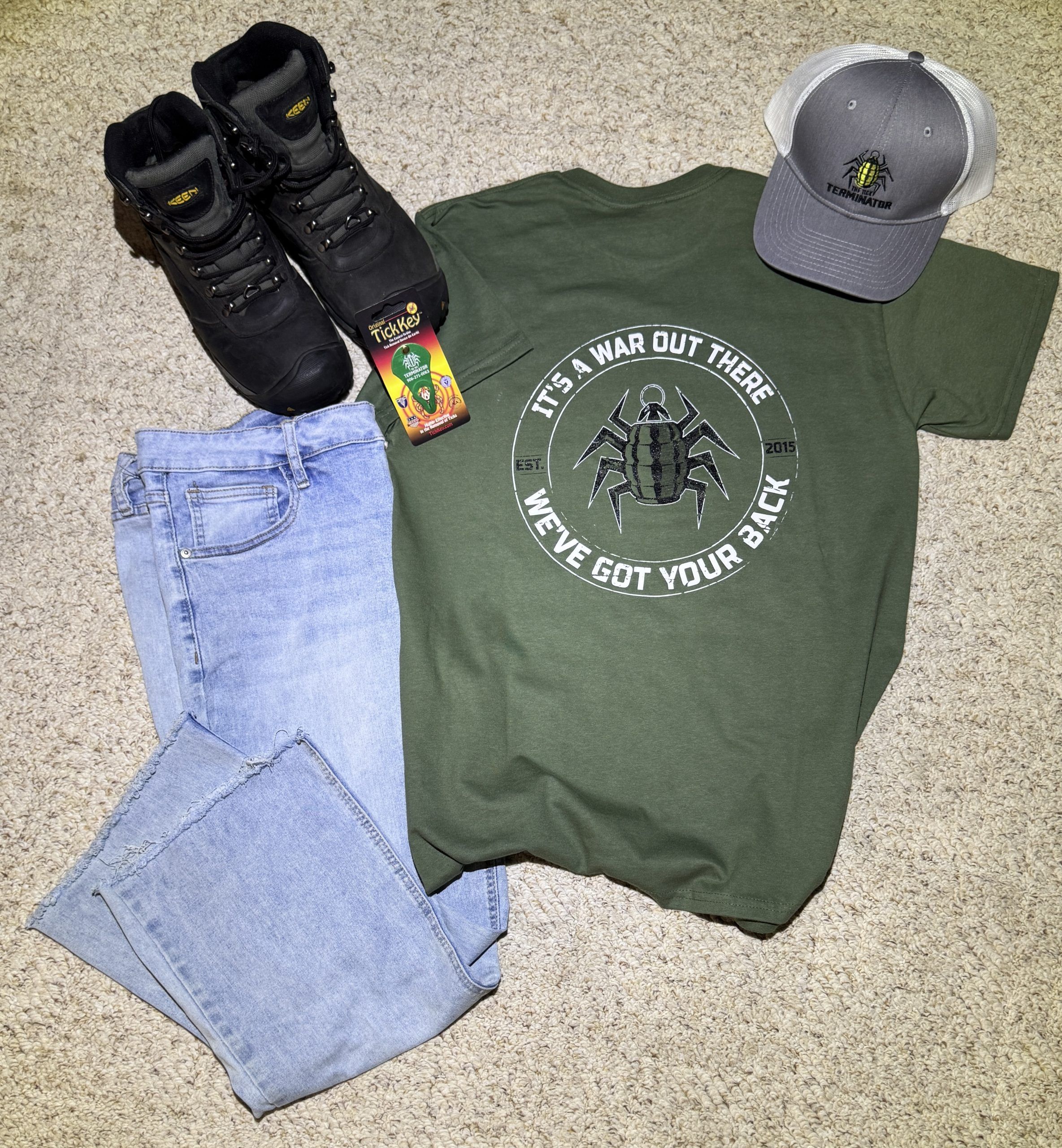 The Tick Terminator Original "Grunge" Logo Shirt #2 - Image 3