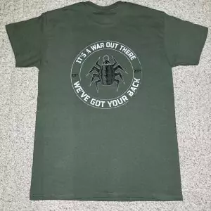 The Tick Terminator Original "Grunge" Logo Shirt #2